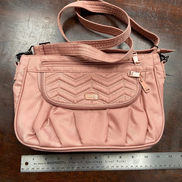 Lug East/West Crossbody Mambo Purse (Blush Pink) Like New - Picture 1 of 3